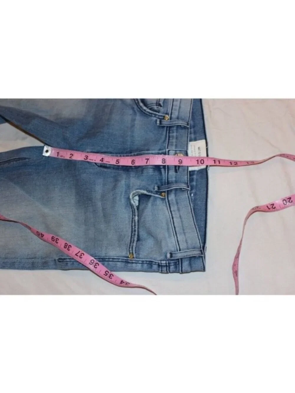 MCGUIRE High Rise J Raw Hem jeans Womens Size 28